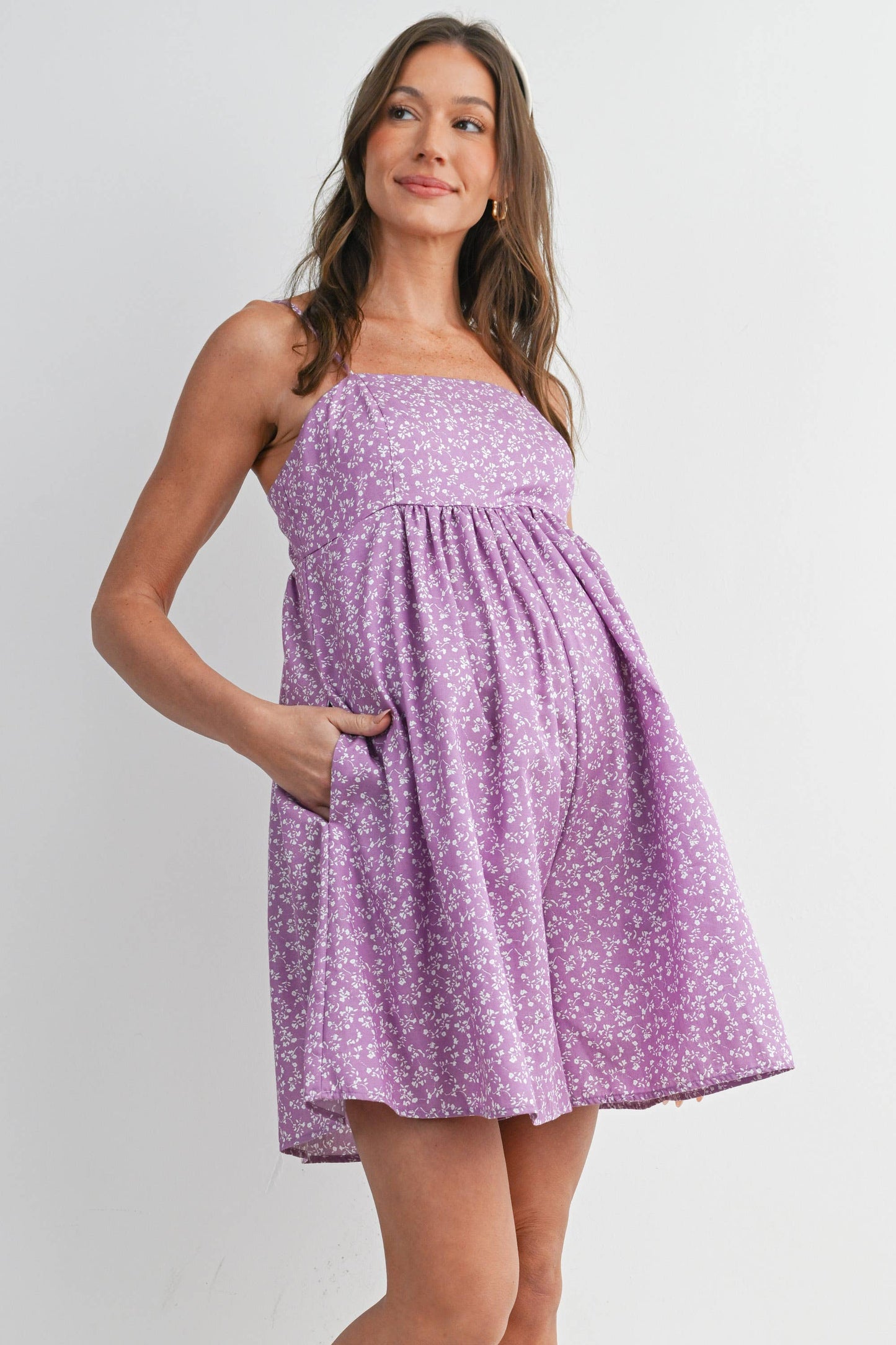 Blooming Grace Maternity Romper