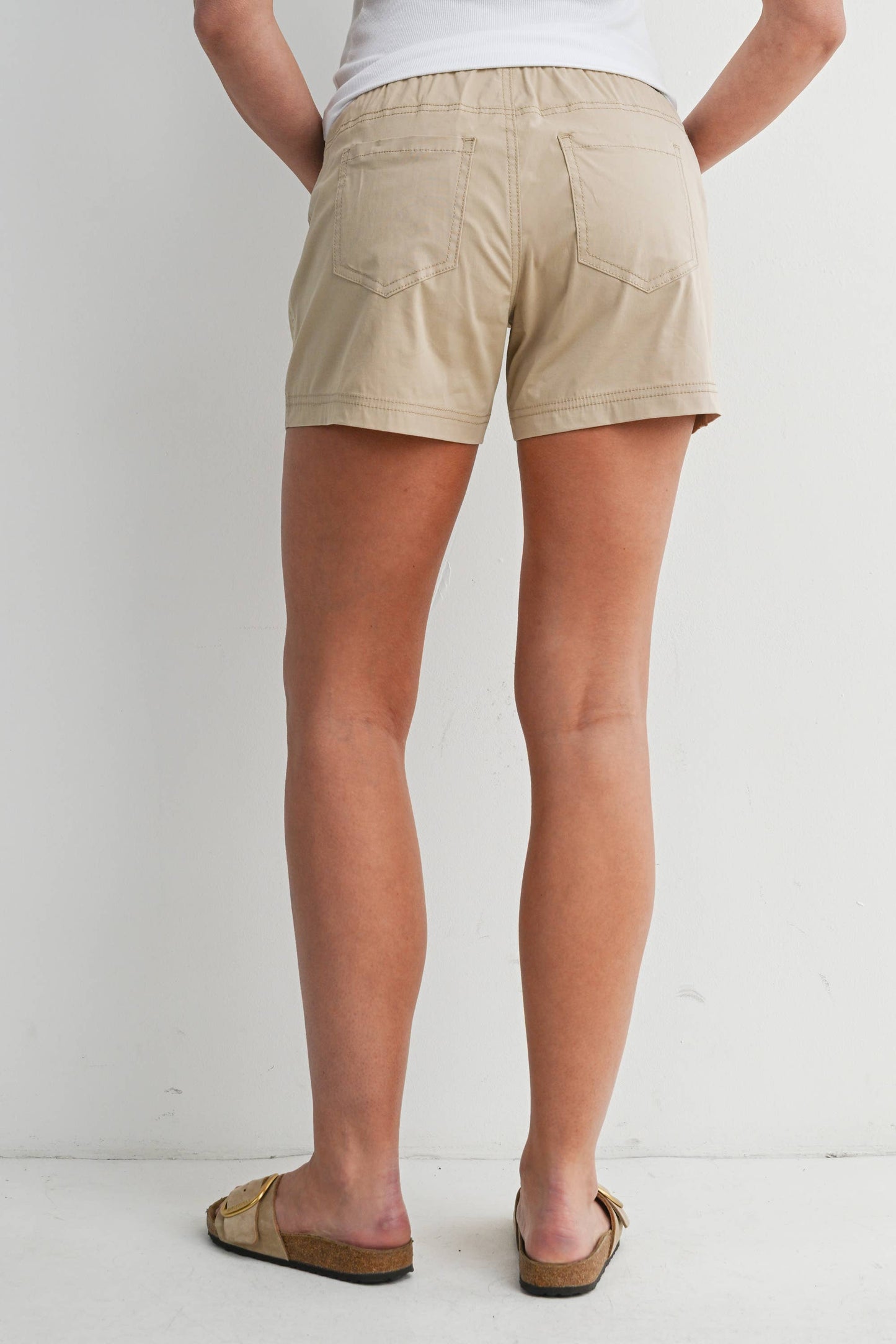 Golden Dune Maternity Shorts