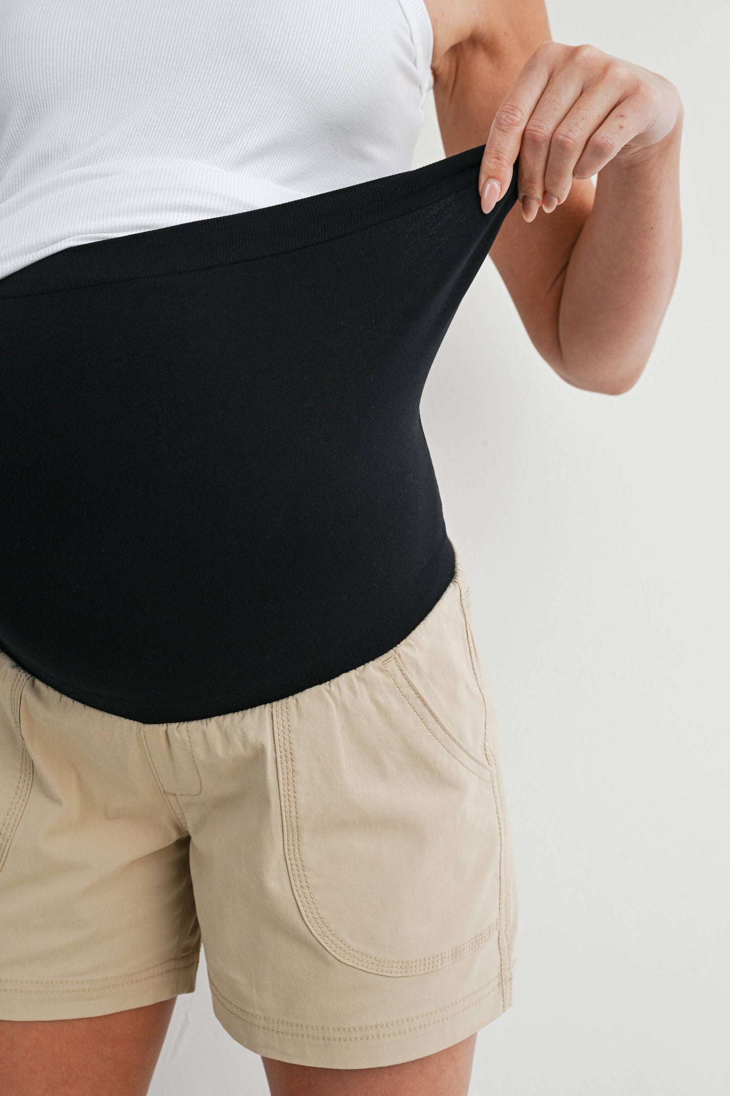 Golden Dune Maternity Shorts