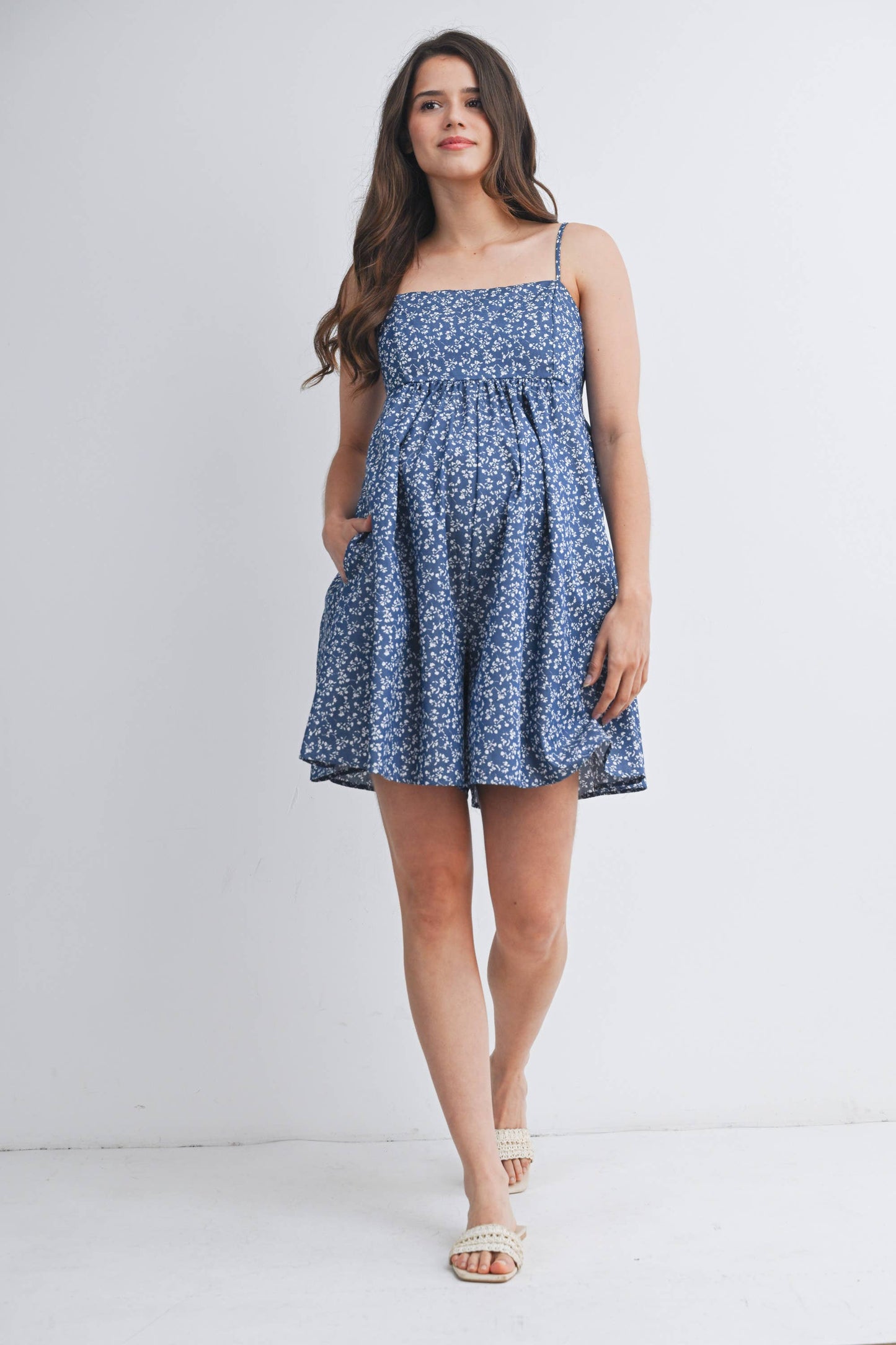 Blooming Grace Maternity Romper