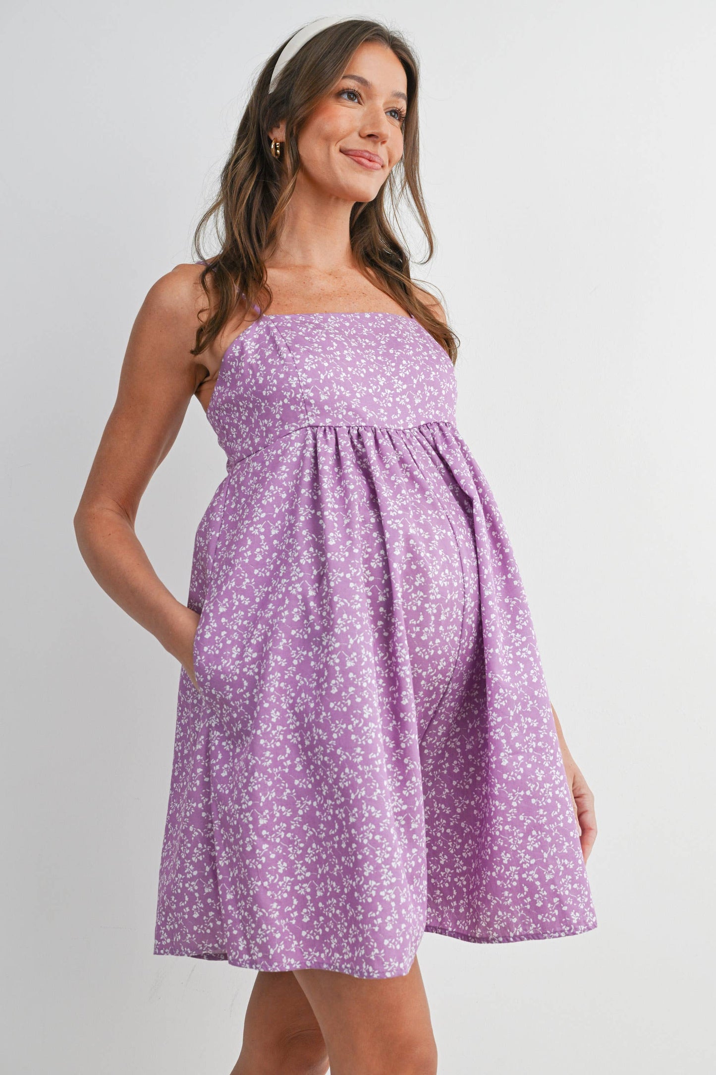 Blooming Grace Maternity Romper